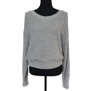 Express Small Gray Knit Sweater
